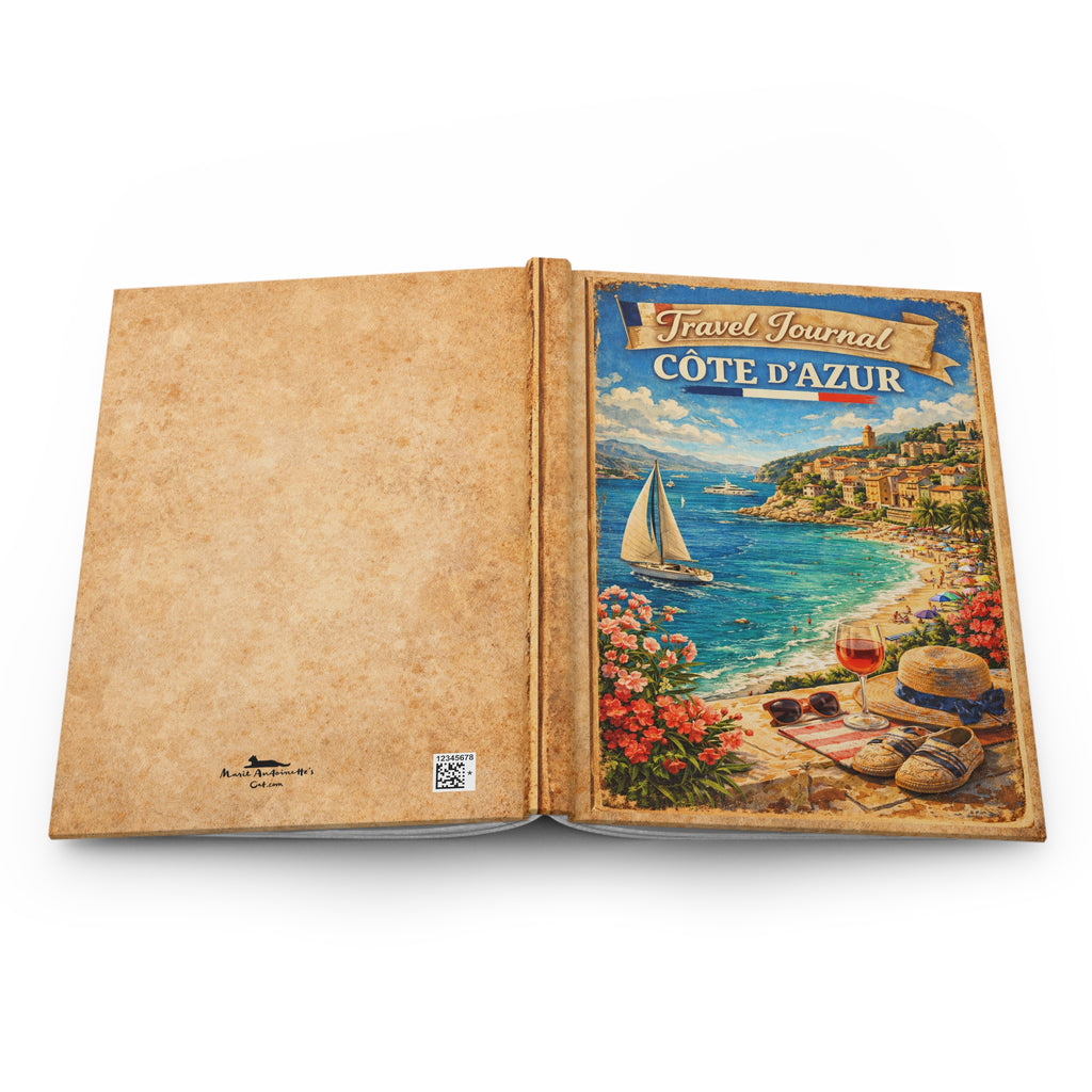 Cote D'Azur Travel Journal Hardcover