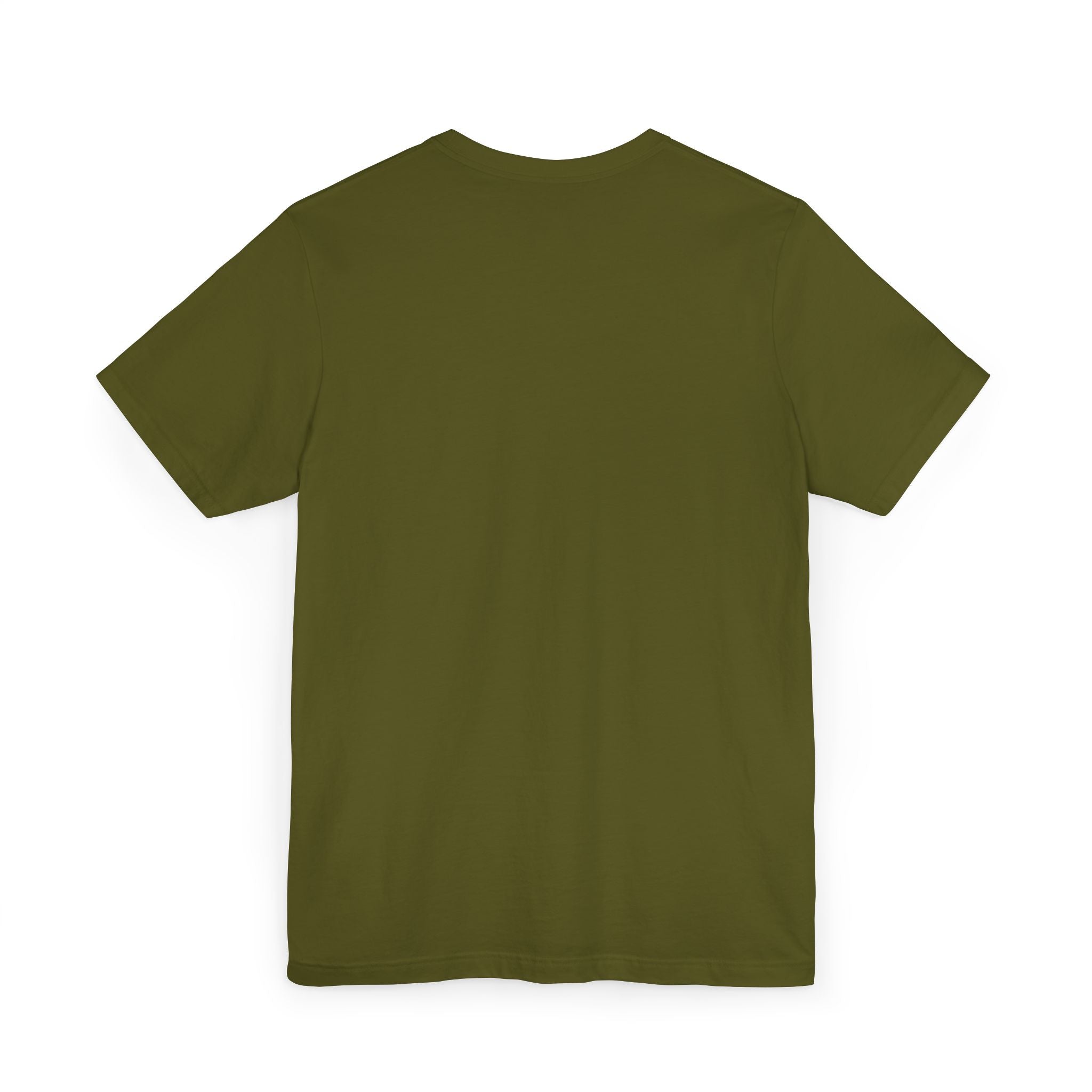 Back of Haughty But Charming Vintage Portrait T-Shirt - Olive