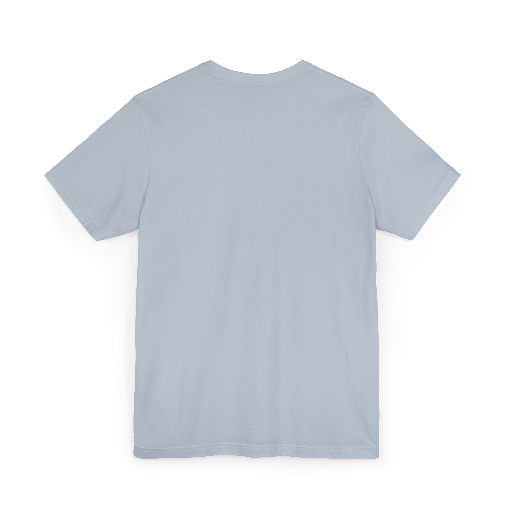 Back of Haughty But Charming Vintage Portrait T-Shirt - Light Blue