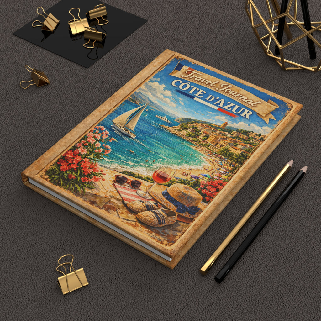 Cote D'Azur Travel Journal Hardcover