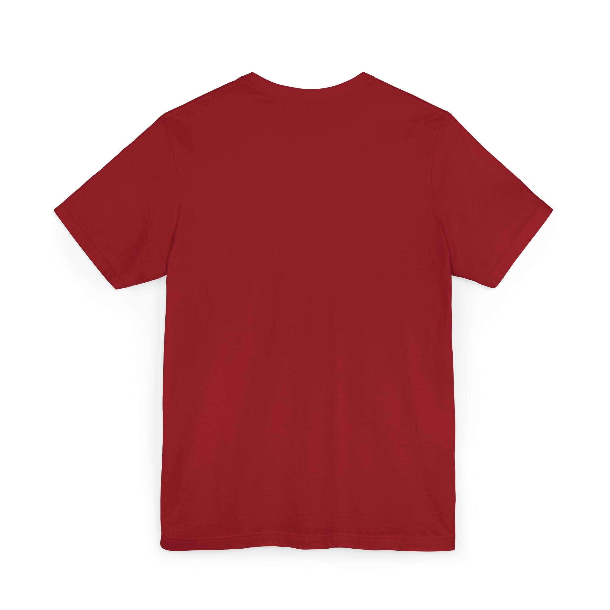 Back of Haughty But Charming Vintage Portrait T-Shirt - Red