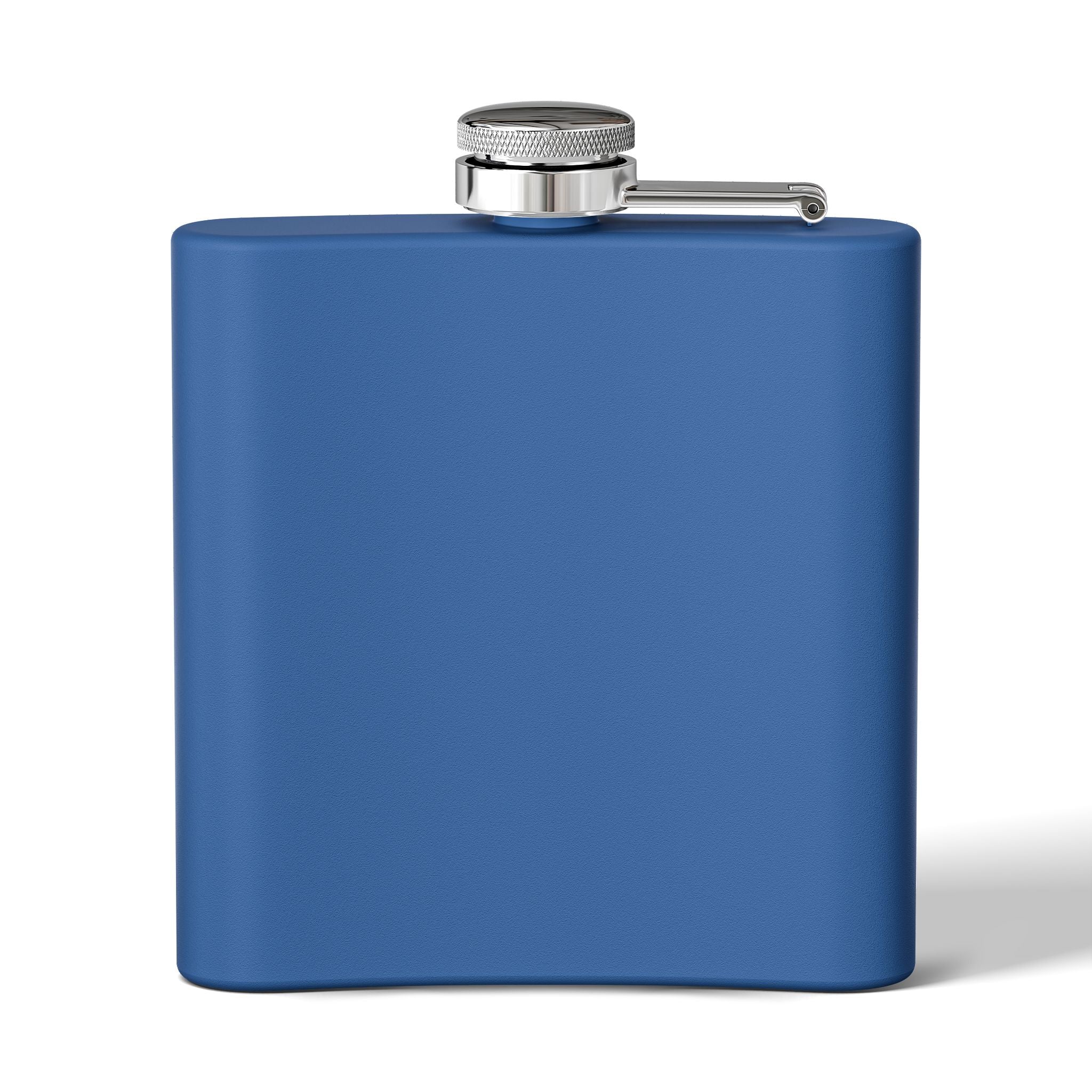 Blue flask with a cat tea party scene at Versailles