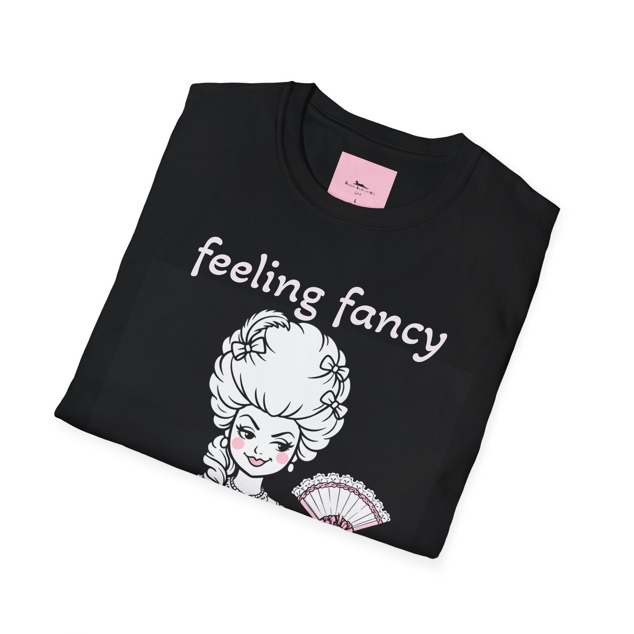 Feeling Fancy T-Shirt — Vintage Rococo Lady Illustration