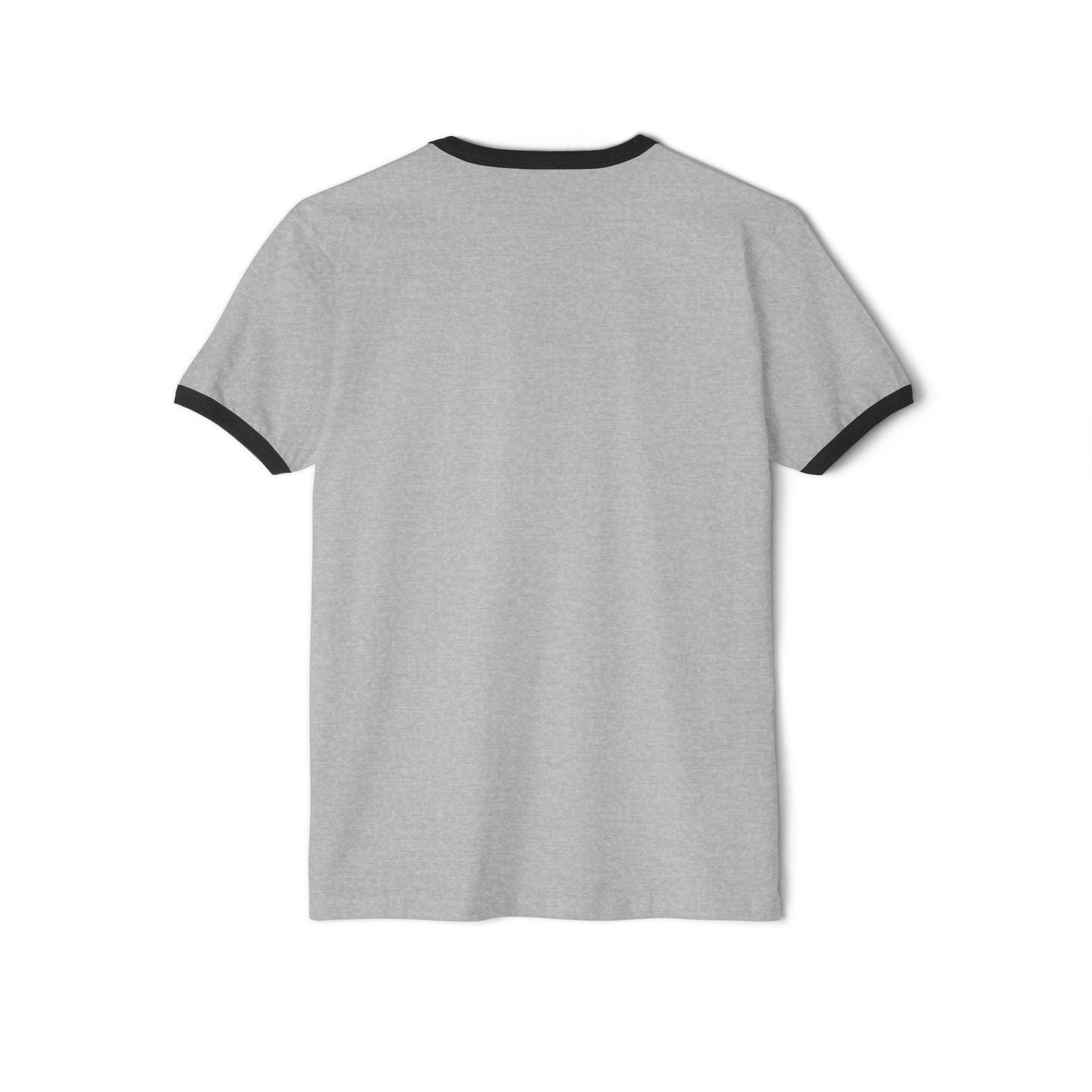 Cat Lover Ringer T-Shirt — Cat Heartbeat Print Design