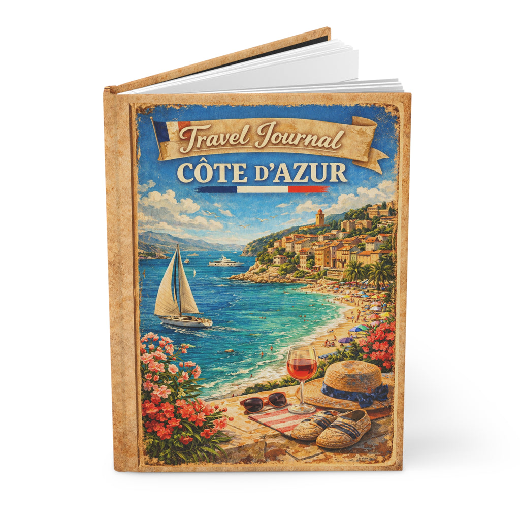 Cote D'Azur Travel Journal Hardcover