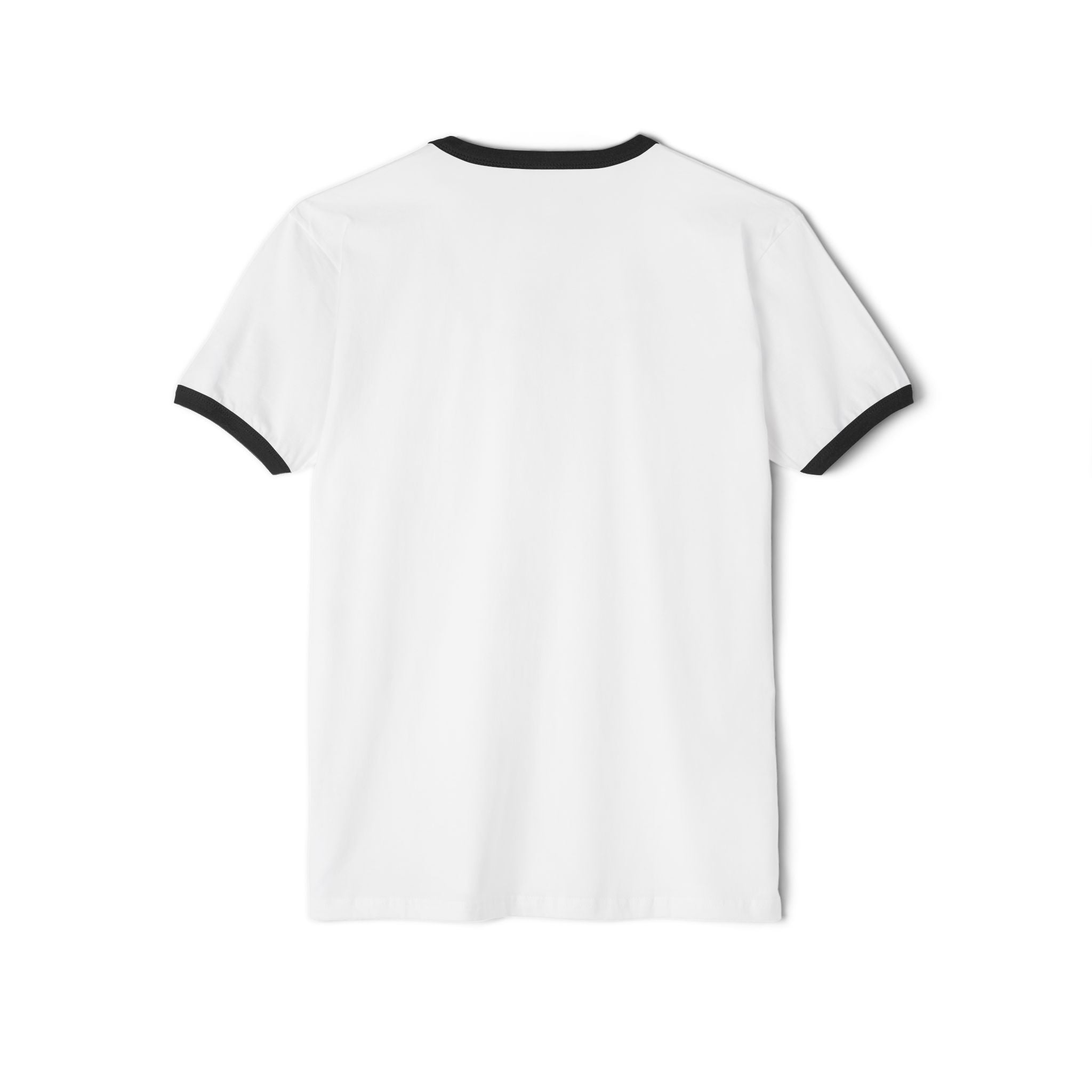Cat Lover Ringer T-Shirt — Cat Heartbeat Print Design