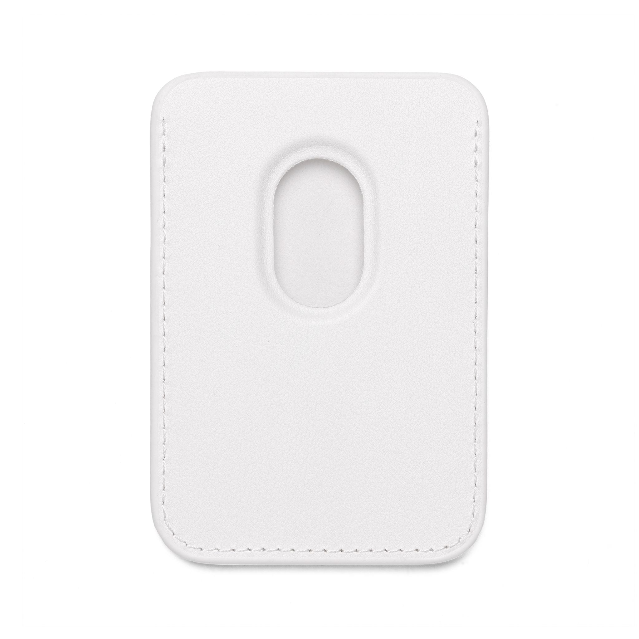 Paris Skyline Vegan MagSafe Wallet — Minimal Travel Cardholder- Back view