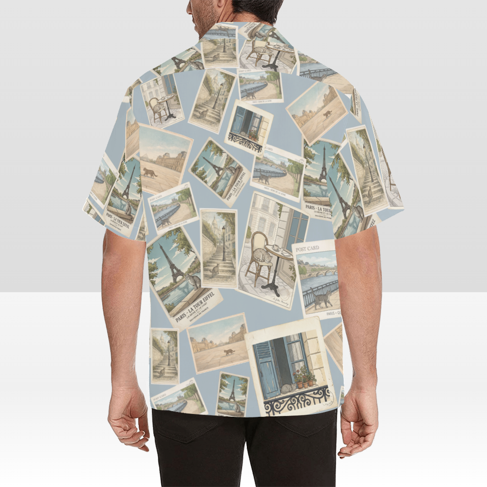 *COMING SOON* Cat Themed Hawaiian Shirt-Men's