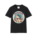 Bonjour Au Revoir Cat Paris T-Shirt Black | Cute French Kitty T-Shirt