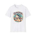 Bonjour Au Revoir Cat Paris T-Shirt White | Cute French Kitty T-Shirt