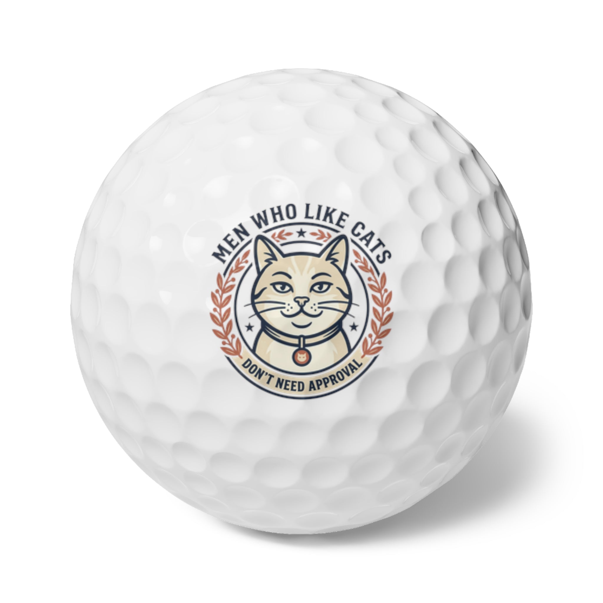 Golf Balls, 6pcs | Men Who Like Cats