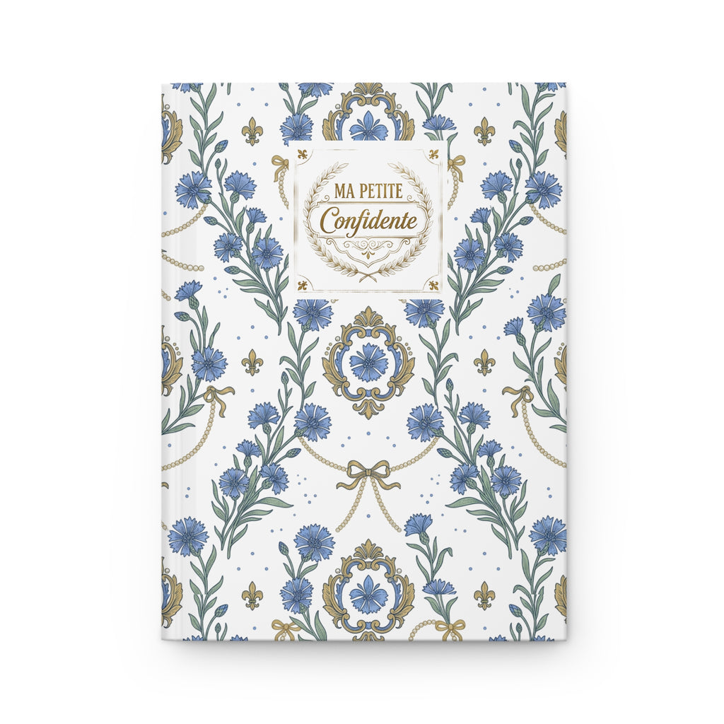 "Ma Petite Confidente" Cornflowers & Pearls Notebook
