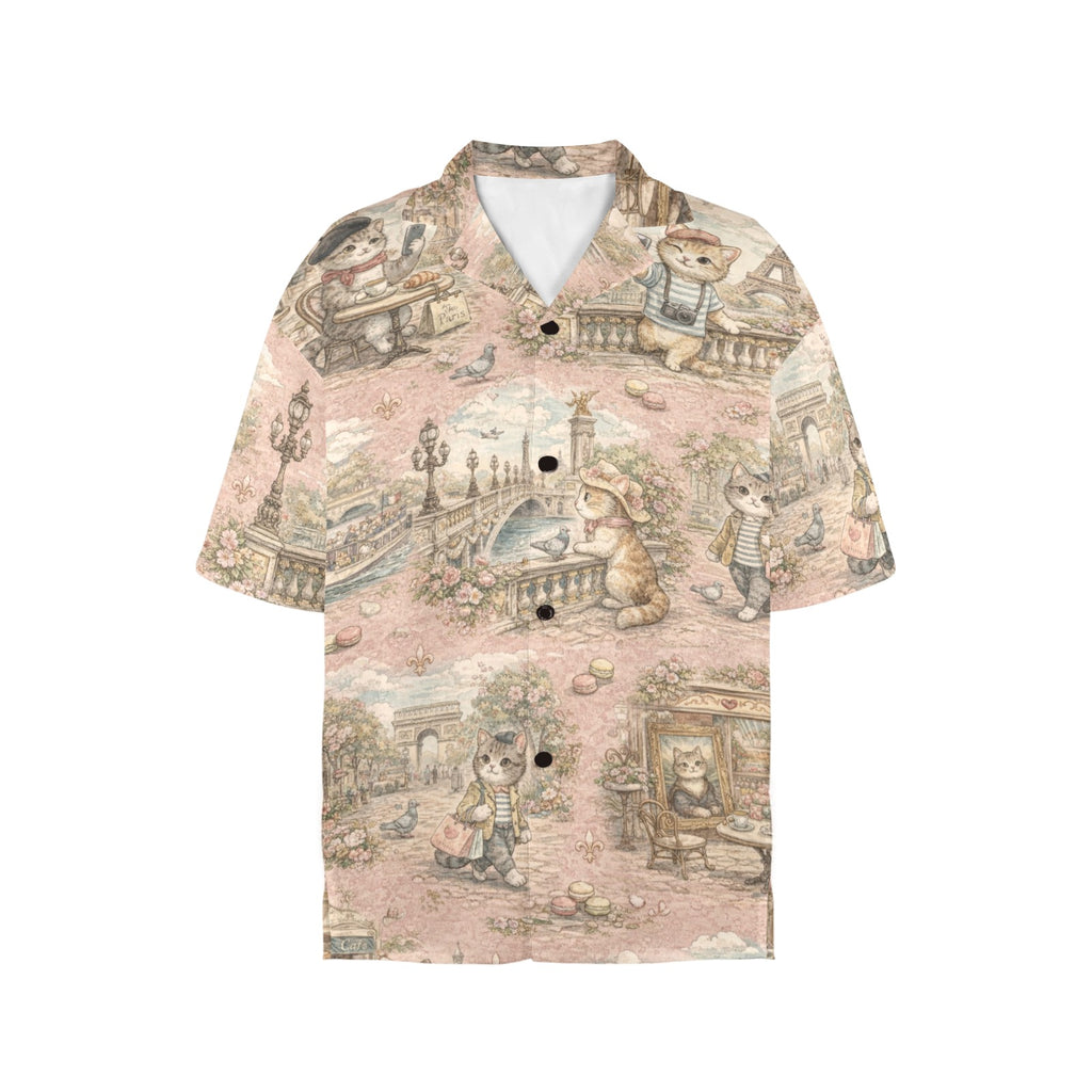 Hawaiian Cat Shirt-Women's Front