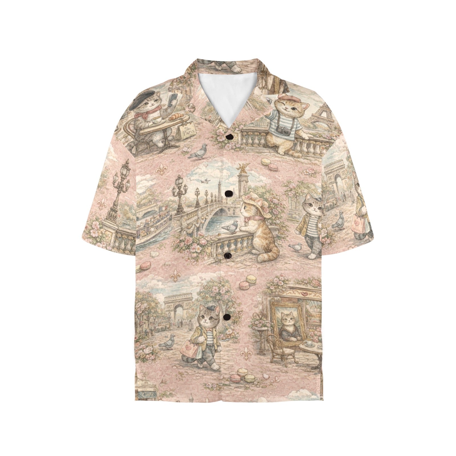 Hawaiian Cat Shirt-Women's Front