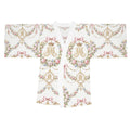 Floral Monogram Kimono Robe – Marie Antoinette Monogram Lightweight Robe