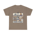 Paris Purrs Tee | Eiffel Tower Cat Illustration, Paris Landmarks Shirt
