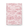 Pink Toile Hardcover Journal — 'Mon Petit Journal' Le Hameau de la Reine Notebook