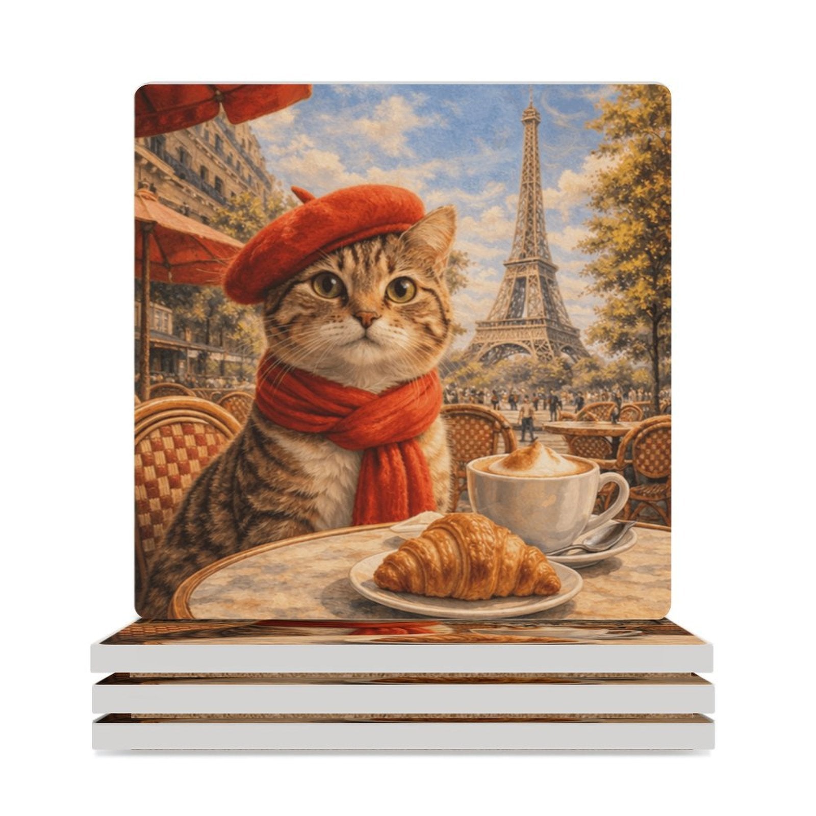 *COMING SOON* Set of 4 Coasters - Purris & Pastries