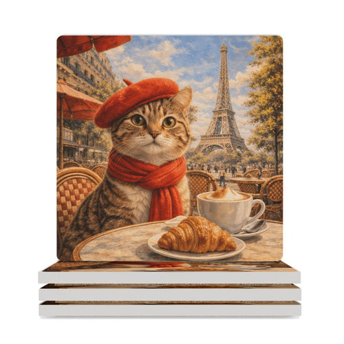 *COMING SOON* Set of 4 Coasters - Purris & Pastries