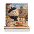 Set of 4 Coasters - Purris & Pastries