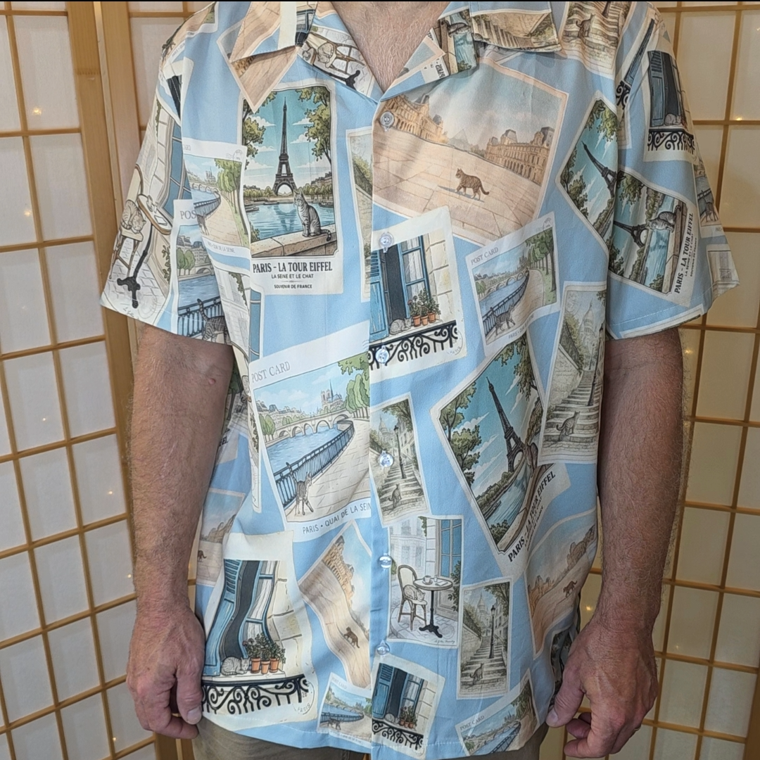 *COMING SOON* Cat Themed Hawaiian Shirt-Men's