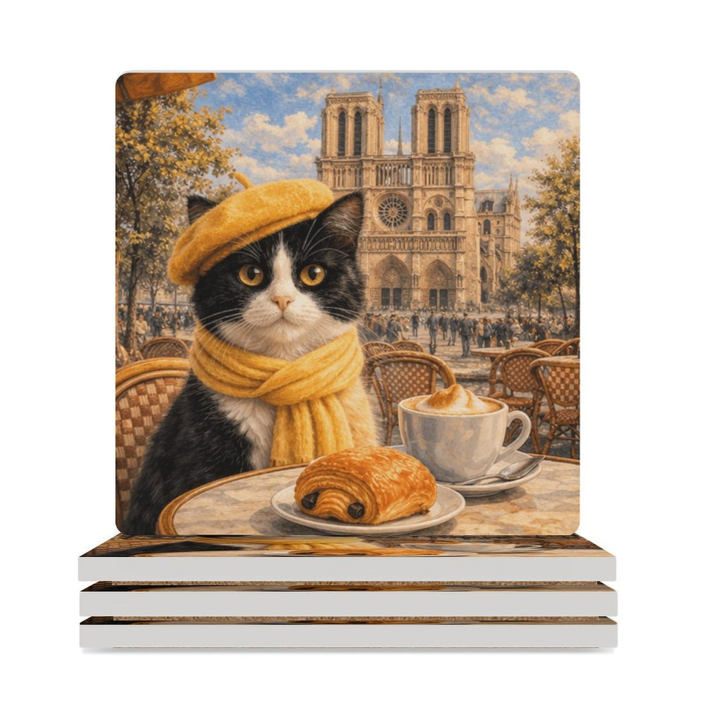 *COMING SOON* Set of 4 Coasters - Purris & Pastries